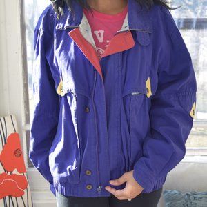 80's Blue/Red/Yellow Jacket